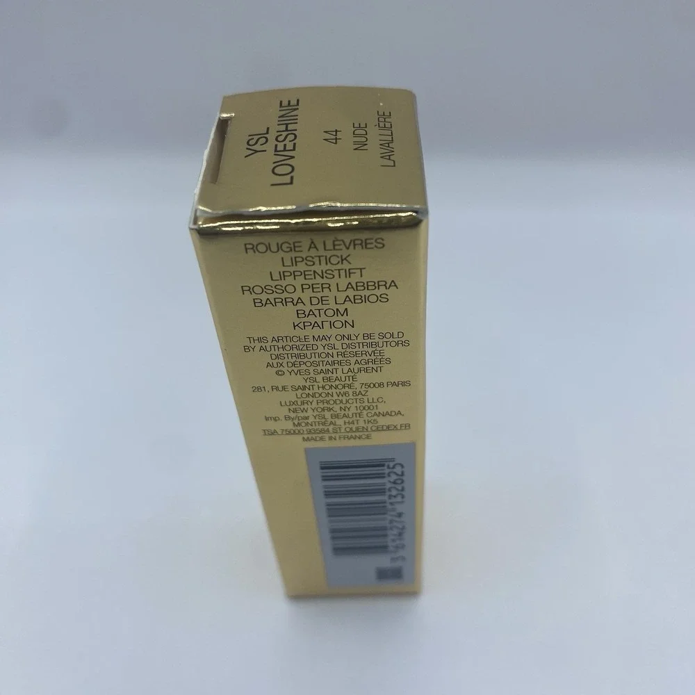 YSL loveshine 44 Nude lavalliere High Shine Caring Lipstick full size 3.2g